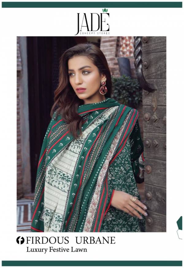 Jade Firdous Urbane 3 Designer Fancy Casual Wear Karachi Cotton Dress Material Collection